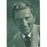 Kirk Douglas (1916-2020) Hollywood Actor Signed 5x7 Picture. All autographs come with a