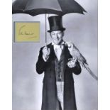 Rex Harrison signature piece mounted within black and white photo from My Fair Lady. Approx
