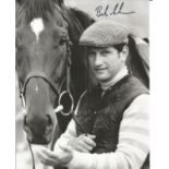 BOB CHAMPION signed Horse Racing Jockey 8x10 Photo. All autographs come with a Certificate of