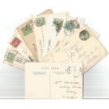 8 franked postcards 1910-1935. Includes Bristol, Oxford, Southampton and more. Good condition. We