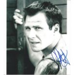 Christian Slater signed 10x8 black and white photo. Christian Michael Leonard Slater (born August