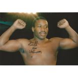 Boxing Tim Witherspoon signed colour photo. Tim Witherspoon (born December 27, 1957) is an