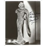 Mae West signed 10x8 black and white photo and cheque. August 17, 1893 - November 22, 1980was an