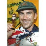 Cricket Justin Langer signed 12x8 colour photo. Justin Lee Langer AM (born 21 November 1970) is an