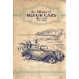 Cigarette card collection from John player and sons in album. Motor cars 2nd series. 1937 full set