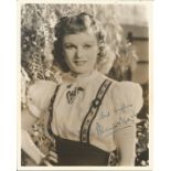 Anna Neagle signed 10x8 vintage photo. English stage and film actress, singer and dancer. All