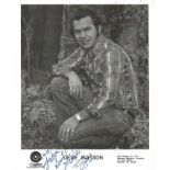 Gene Watson signed 10x8 black and white photo dedicated. Gary Gene Watson (born October 11, 1943) is