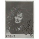 Chaka Khan signed 10x8 black and white photos. Yvette Marie Stevens (born March 23, 1953), better