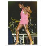 Jamelia signed 10x8 colour photo. Jamelia Niela Davis (born 11 January 1981) is an English singer,