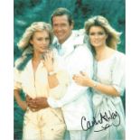 007 Bond girl. 8x10 photo from the Bond movie 'Octopussy' signed by actress Carole Ashby. All