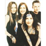 The Corrs signed 10x8 colour photo. Signed by all 4. Irish band that combine pop rock with