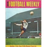 Jimmy Greaves signed Football Weekly magazine. Volume 1 number 20. Signed on front cover. All