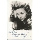 Diana Lynn signed 6x3 black and white photo. (born Dolores Eartha Loehr, July 5, 1926 - December 18,