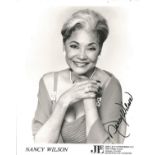 Nancy Wilson signed 10x8 black and white photo. Nancy Sue Wilson (February 20, 1937 - December 13,