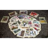 GB PHQ card collection. 50 items, Some duplication. All franked with stamps and postmarks. 1973/