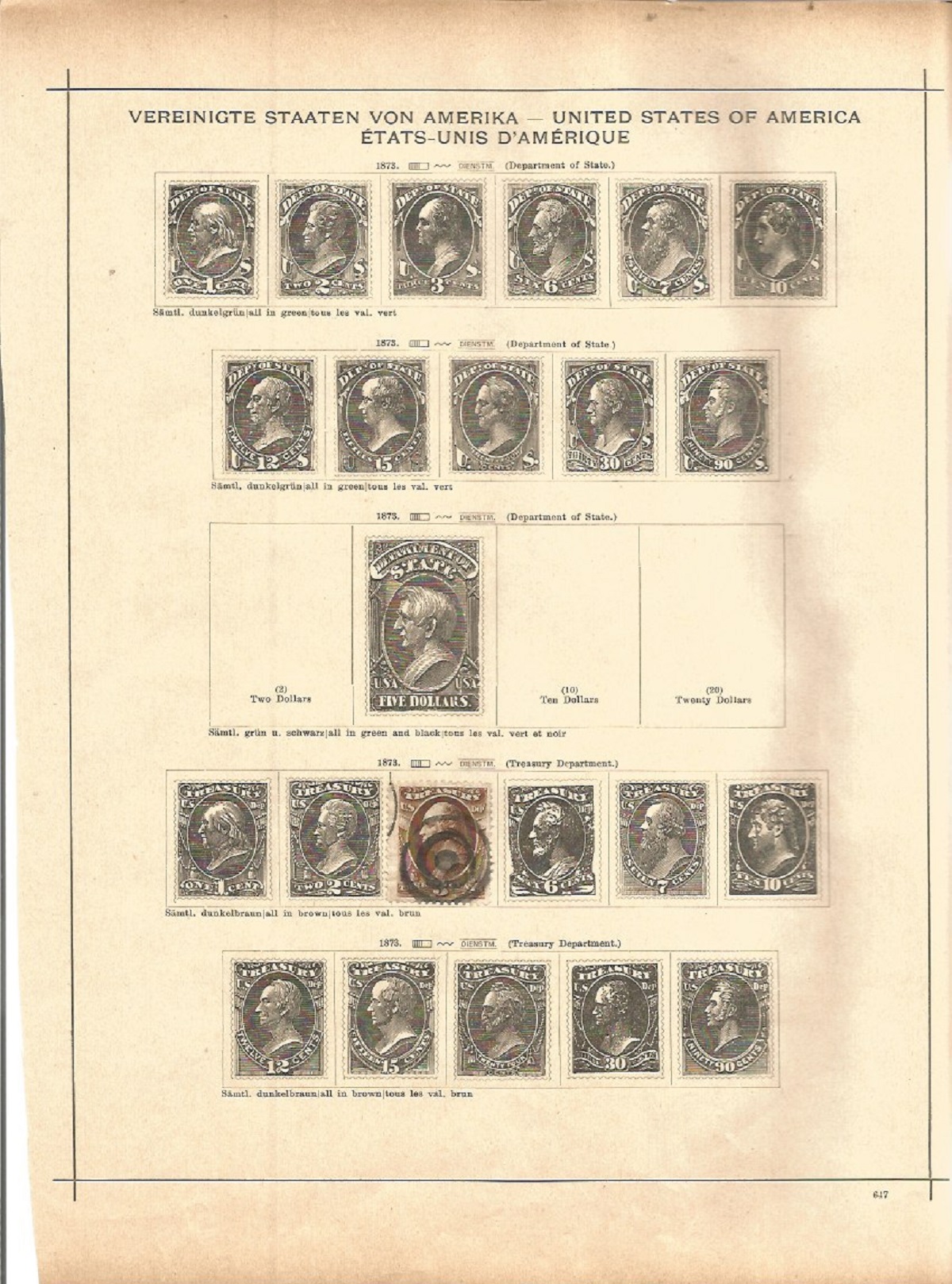 8 USA revenue stamps. 1873/1878. Good condition. We combine postage on multiple winning lots and can - Image 3 of 4