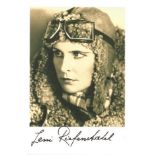 Leni Riefenstahl signed 6x4 vintage photo. 22 August 1902 - 8 September 2003) was a German film