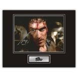 Stunning Display! The Evil Dead Bruce Campbell hand signed professionally mounted display. This