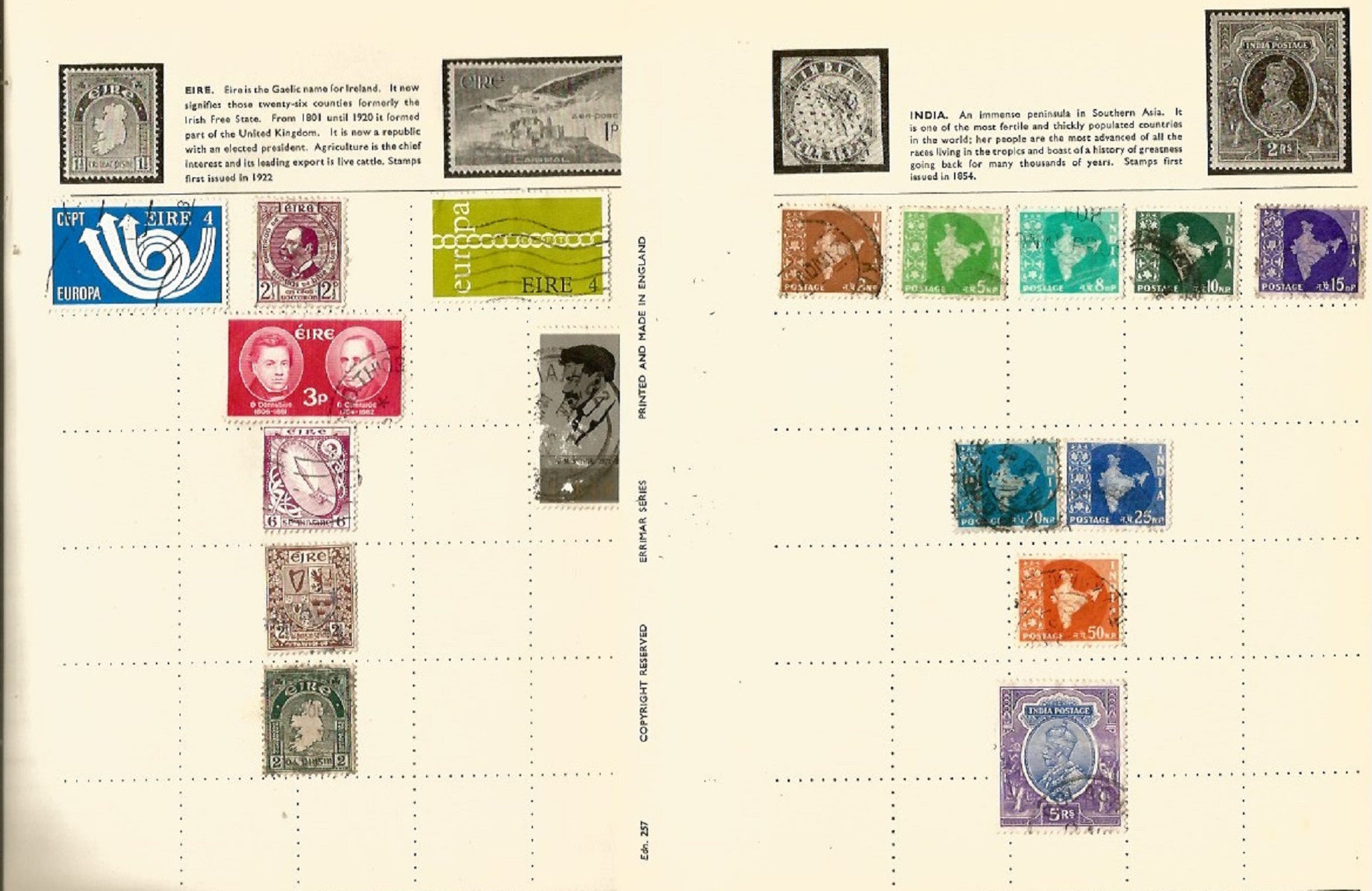 BCW stamp collection on 22 loose pages. Includes Canada, India, New Zealand, South Africa and - Image 2 of 3