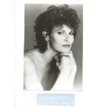 Raquel Welch signature piece, below black and white photo comes with letter. All autographs come