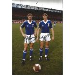 IPSWICH TOWN 1981, football autographed 12 x 8 photo, a superb image depicting Ipswich Town's