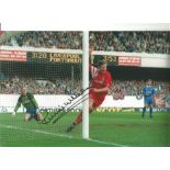 Ronnie Whelan Liverpool Signed 10 x 8 inch football photo. Good Condition. All autographs come