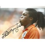 Royston Drenthe Holland Signed 10 x 8 inch football photo. Good Condition. All autographs come