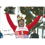 Winter Olympics Eddie Edwards signed colour photo. Michael Edwards (born 5 December 1963), known