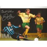 Jeremy Goss Norwich City Signed 12 x 8 inch football photo. Good Condition. All autographs come with