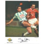 Steve Potts signed 10x8 autographed editions colour photo pictured in action for West Ham United.