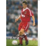 Nigel Clough Liverpool Signed 10 x 8 inch football photo. Good Condition. All autographs come with a