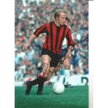 Francis Lee Manchester City Signed 12 x 8 inch football photo. Good Condition. All autographs come