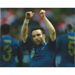 Mathieu Valbuena signed 10x8 colour photo pictured while playing for France. Good Condition. All