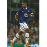 Ashley Williams signed 12x8 colour photo pictured in action for Everton. Good Condition. All