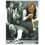 Snooker Terry Griffiths signed 12x8 colourised montage photo of the 1979 World Snooker Champion.