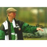 Football Jack Charlton signed 7x5 colour photo pictured while manager of The Republic of Ireland