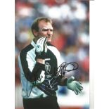 Jim Leighton Scotland Signed 12 x 8 inch football photo. Good Condition. All autographs come with