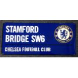 Football Timo Werner signed Stamford Bridge SW6 commemorative metal road sign. Timo Werner ( born