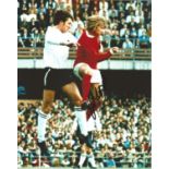 John Fitzpatrick signed 10x8 colour photo pictured in action for Manchester United. Good