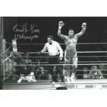 Boxing Tim Witherspoon signed black and white photo. Tim Witherspoon (born December 27, 1957) is