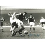 John Connelly signed 12x8 black and white photo pictured while playing for Burnley. Good