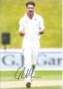 Cricket Colin de Grandhomme signed 12x8 colour photo. Colin de Grandhomme (born 22 July 1986) is a