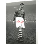 Lawrie Hughes Liverpool Signed 12 x 8 inch football photo. Good Condition. All autographs come