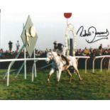 Horse Racing Richard Dunwoody signed 10x8 colour photo pictured riding the legendary Desert