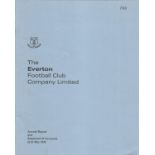Football Everton Football Club Company Limited Annual Report and Statement of Accounts booklet at 31