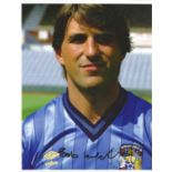 Bob Latchford signed 10x8 colour photo pictured during his time with Coventry City. Good