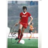 Mark Lawrenson Liverpool Signed 12 x 8 inch football colour photo. Good Condition. All autographs