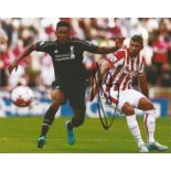 Joe Gomez signed 10x8 colour photo pictured in action for Liverpool. Good Condition. All