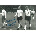 Roger Hunt 66 England Signed 10 x 8 inch football photo. Good Condition. All autographs come with