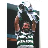 Danny McGrain Celtic Signed 12 x 8 inch football photo. Good Condition. All autographs come with a